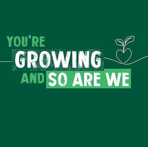 youre growing banner mobile